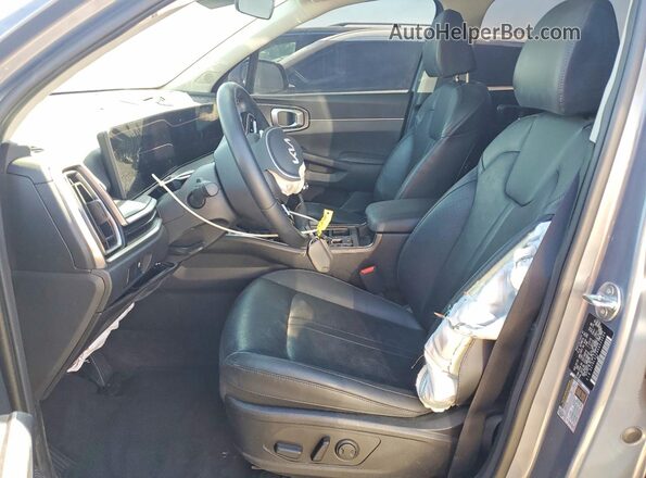 5XYRL4JC9SG323264 2025 KIA SORENTO Gray წინა სალონის ხედი