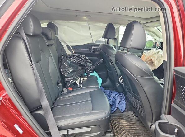 5XYRL4JC9SG388812 2025 KIA SORENTO Maroon Vista interior trasera