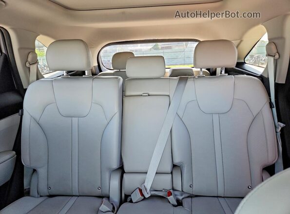 5XYRL4JCXSG314296 2025 KIA SORENTO Gray უკანა სავარძლების ხედი