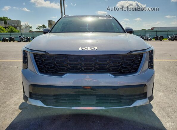 5XYRL4JCXSG314296 2025 KIA SORENTO Gray წინა ხედი