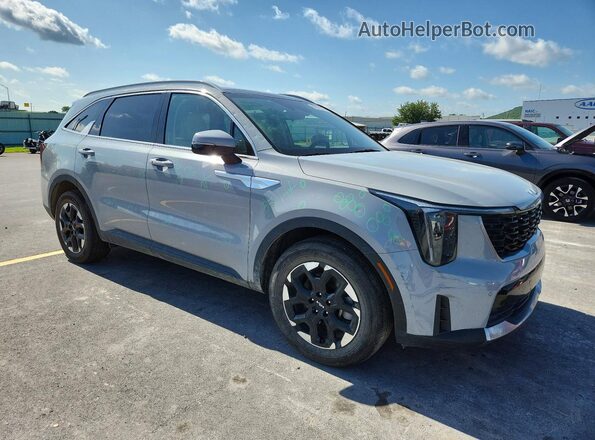 5XYRL4JCXSG314296 2025 KIA SORENTO Gray წინა მარჯვენა