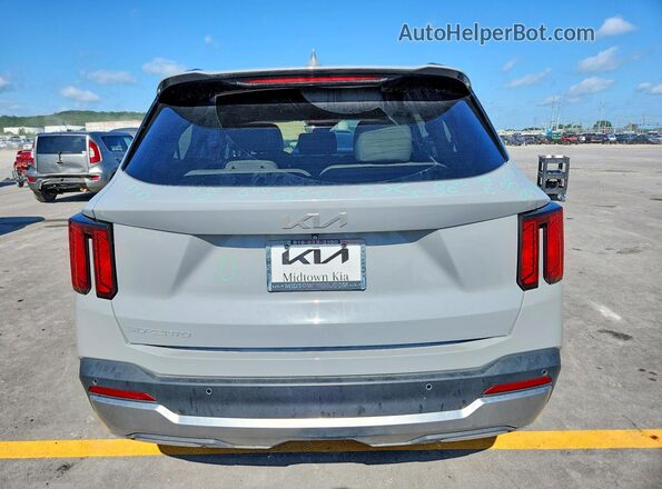 5XYRL4JCXSG314296 2025 KIA SORENTO Gray უკანა ხედი