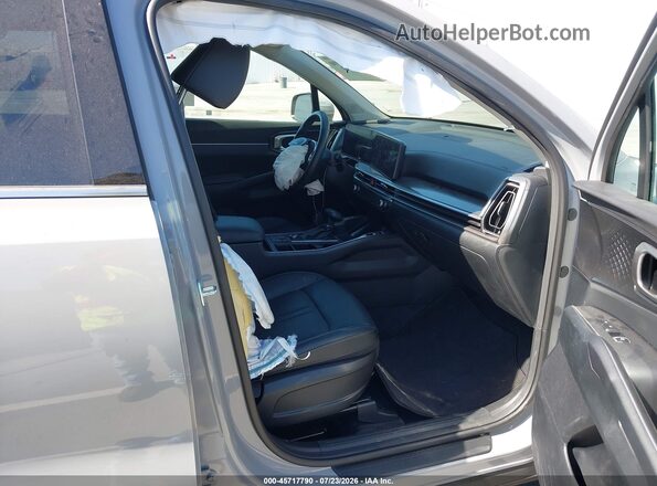 5XYRL4JCXSG346729 2025 KIA SORENTO Gray Front interior view