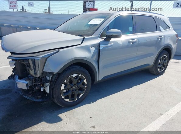 5XYRL4JCXSG346729 2025 KIA SORENTO Gray Front left