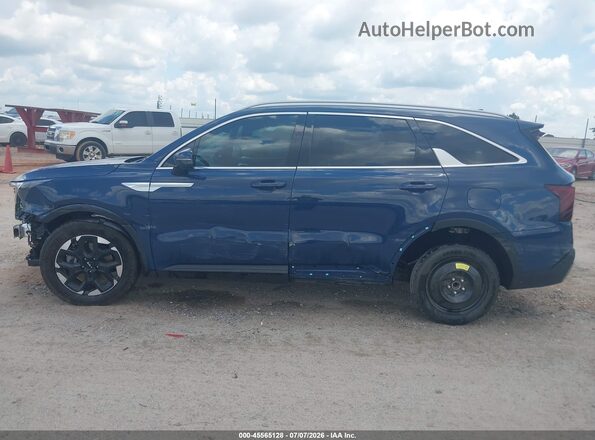 5XYRL4JCXSG358587 2025 KIA SORENTO Blue Սալոնի 360 աստիճան տեսք