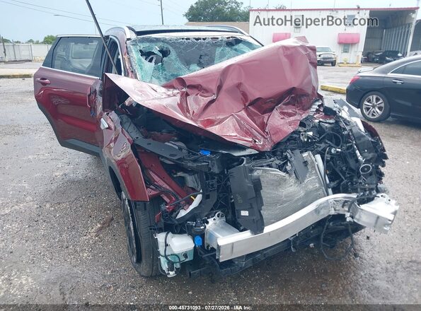 5XYRL4JCXSG358816 2025 KIA SORENTO Red Widok z przodu
