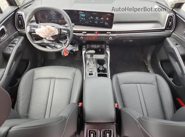 5XYRL4JCXTG428333 2026 KIA SORENTO Black Առջևի վահանակի տեսք