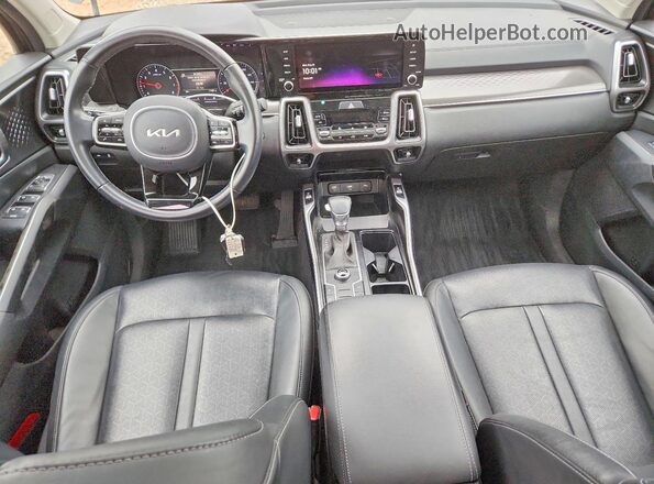 5XYRL4LC0NG150557 2022 KIA SORENTO Серый Вид панели приборов