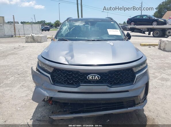 5XYRL4LC1MG018521 2021 KIA SORENTO Gray Widok wnętrza z tyłu