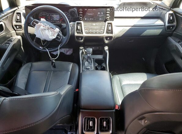 5XYRL4LC1MG019880 2021 KIA SORENTO Gray Dashboard view