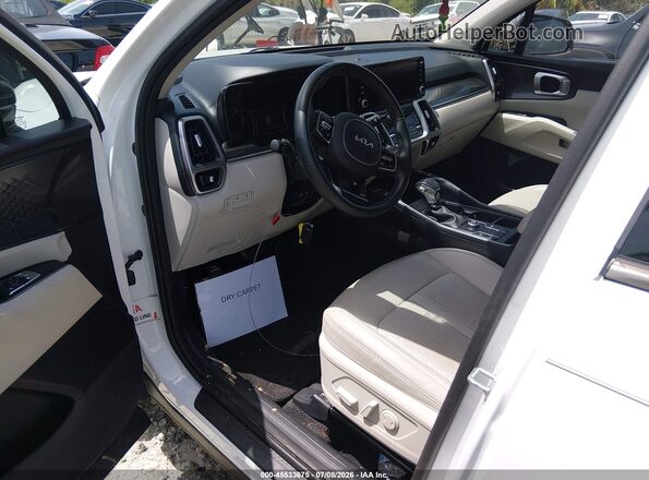 5XYRL4LC1NG147487 2022 KIA SORENTO White Vista frontal