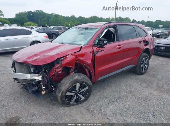 5XYRL4LC2MG060650 2021 KIA SORENTO Red Передня ліва чверть