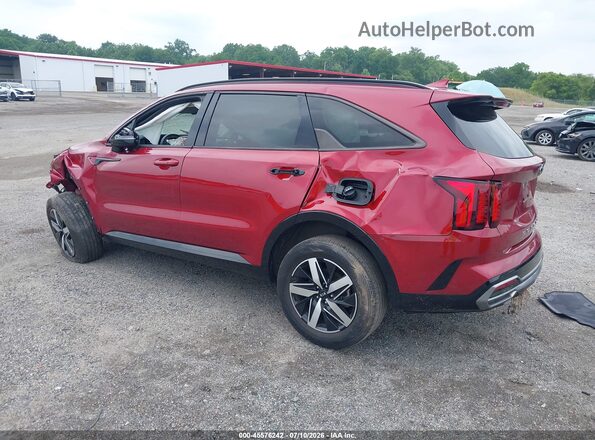 5XYRL4LC2MG060650 2021 KIA SORENTO Red Задня ліва чверть
