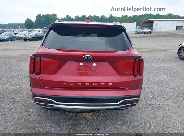 5XYRL4LC2MG060650 2021 KIA SORENTO Red 