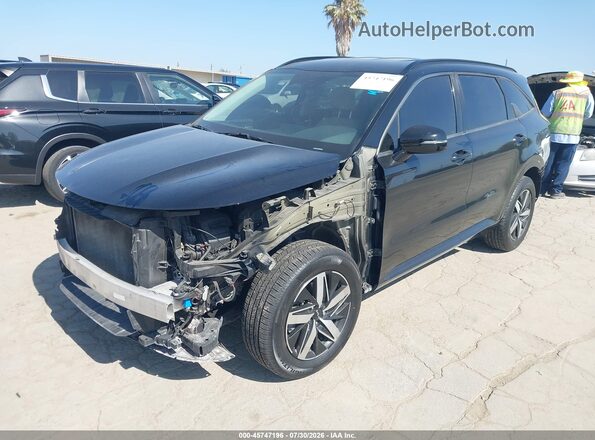 5XYRL4LC2NG082407 2022 KIA SORENTO Черный Передняя левая четверть