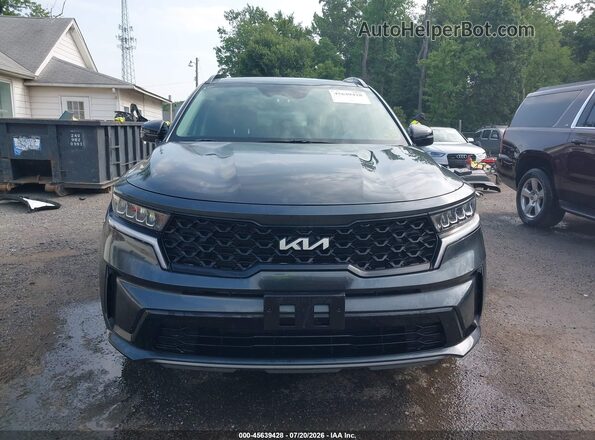 5XYRL4LC2NG136076 2022 KIA SORENTO Gray ხელსაწყოთა პანელის ხედი