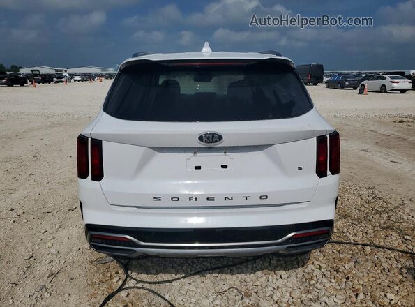 5XYRL4LC3MG052332 2021 KIA SORENTO White Հետևի տեսք