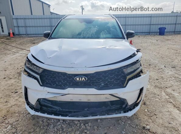 5XYRL4LC3MG052332 2021 KIA SORENTO White Դիմացի տեսք