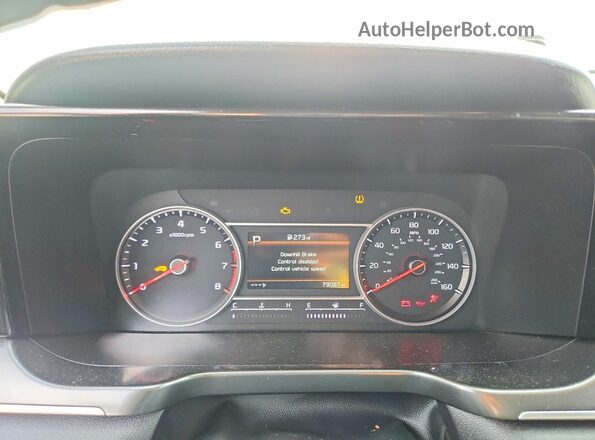 5XYRL4LC3MG052332 2021 KIA SORENTO White Սարքավորումների վահանակի տեսք