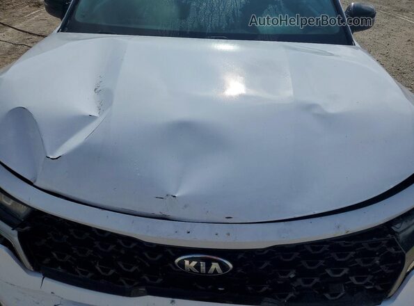 5XYRL4LC3MG052332 2021 KIA SORENTO White Շարժիչի բաժամունքի տեսք