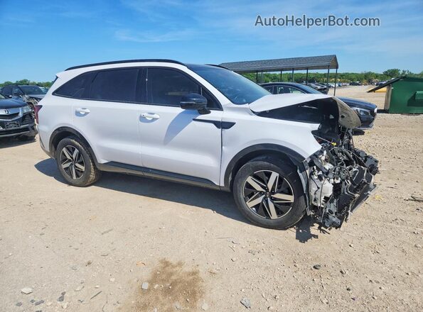 5XYRL4LC4MG055854 2021 KIA SORENTO Белый Передняя правая четверть