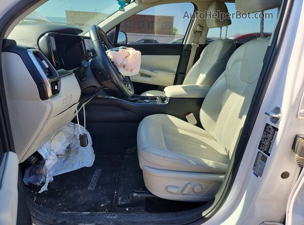 5XYRL4LC4MG055854 2021 KIA SORENTO Белый Вид салона спереди