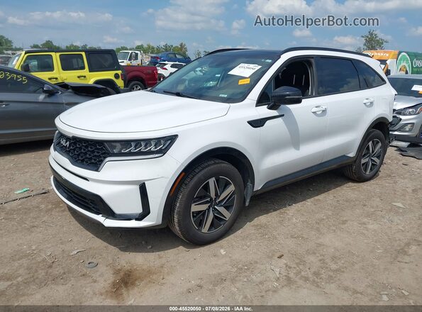 5XYRL4LC4PG178591 2023 KIA SORENTO White წინა მარცხენა ხედი სამი მეოთხედიდან