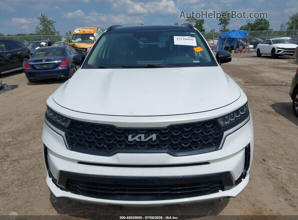 5XYRL4LC4PG178591 2023 KIA SORENTO White უკანა სალონის ხედი