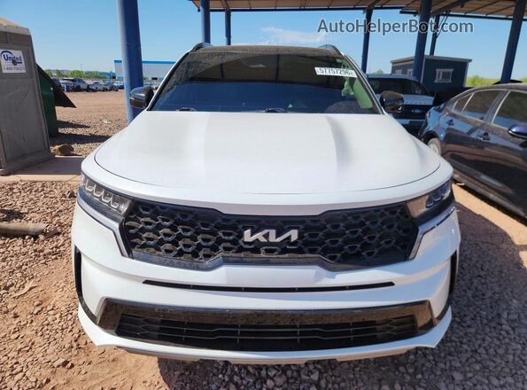 5XYRL4LC5PG206995 2023 KIA SORENTO Белый Вид спереди