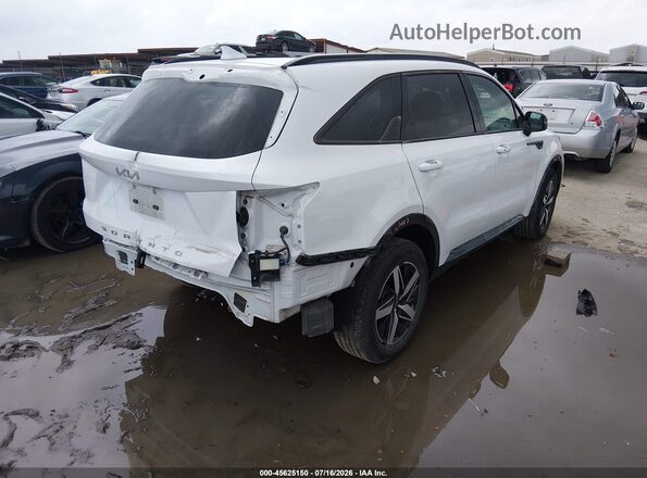 5XYRL4LC6NG085584 2022 KIA SORENTO White Trasero derecho