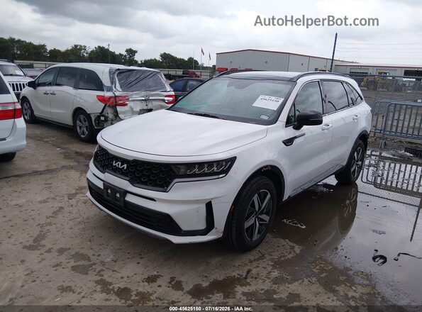 5XYRL4LC6NG085584 2022 KIA SORENTO White Vista tres cuartos delantera izquierda