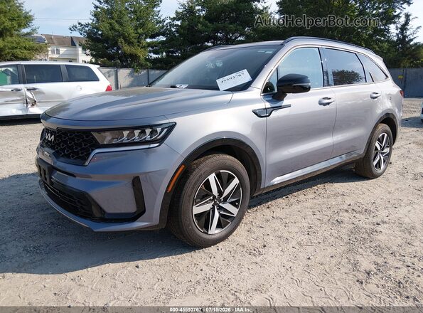 5XYRL4LC6NG085780 2022 KIA SORENTO Gray Vista tres cuartos delantera izquierda