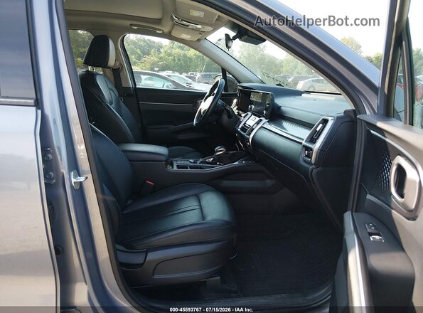 5XYRL4LC6NG085780 2022 KIA SORENTO Gray Vista interior delantera