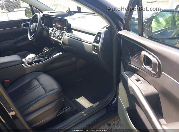 5XYRL4LC6NG124318 2022 KIA SORENTO Black Front interior view