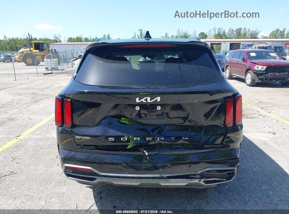5XYRL4LC6NG124318 2022 KIA SORENTO Black Front view