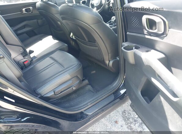 5XYRL4LC6NG124318 2022 KIA SORENTO Black VIN sticker view