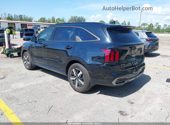 5XYRL4LC6NG124318 2022 KIA SORENTO Black Rear left