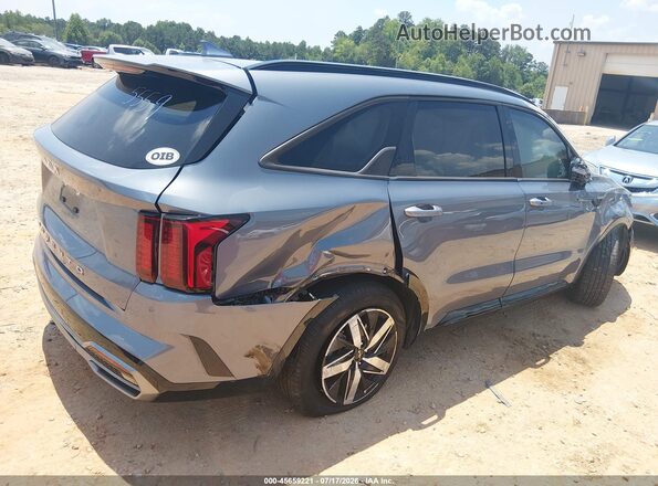 5XYRL4LC6NG135559 2022 KIA SORENTO Gray Задня права чверть