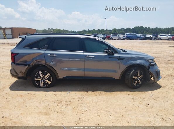 5XYRL4LC6NG135559 2022 KIA SORENTO Gray Вид задньої частини салону