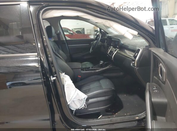 5XYRL4LC7PG237388 2023 KIA SORENTO Black Widok wnętrza z przodu