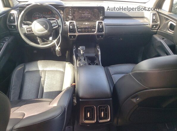 5XYRL4LC7PG239559 2023 KIA SORENTO Gray წინა პანელის ხედი