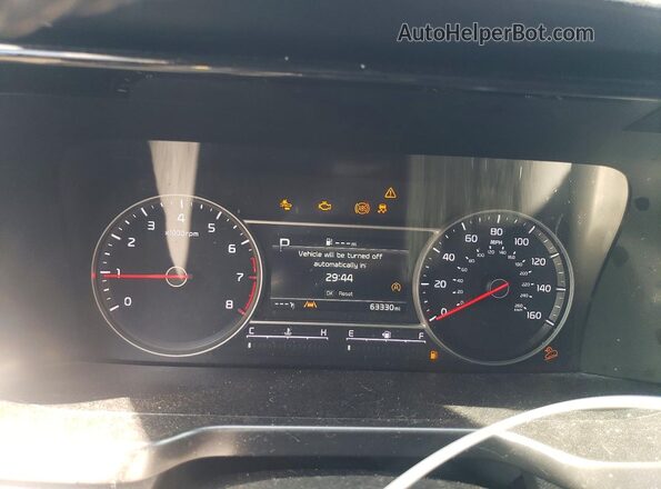 5XYRL4LC7PG239559 2023 KIA SORENTO Gray ხელსაწყოთა პანელის ხედი