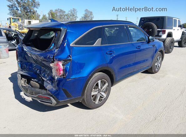 5XYRL4LC8MG050236 2021 KIA SORENTO Blue Հետևի աջ