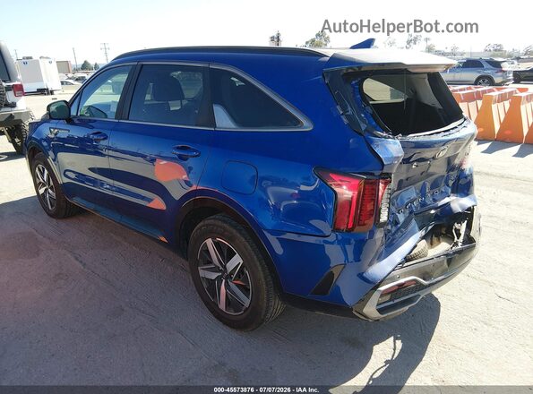5XYRL4LC8MG050236 2021 KIA SORENTO Blue Հետևի ձախ