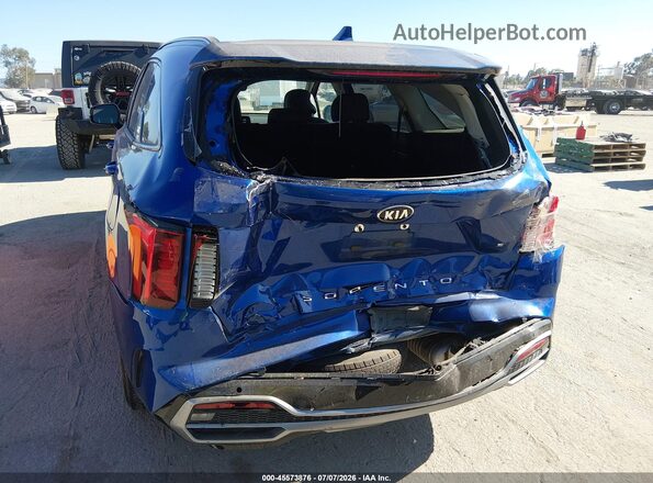5XYRL4LC8MG050236 2021 KIA SORENTO Blue Դիմացի տեսք