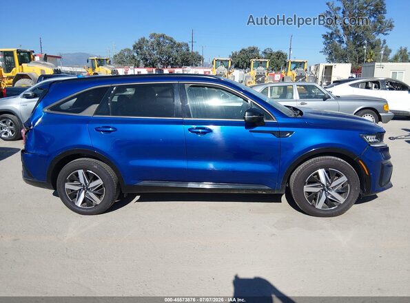 5XYRL4LC8MG050236 2021 KIA SORENTO Blue Սալոնի հետևի տեսք