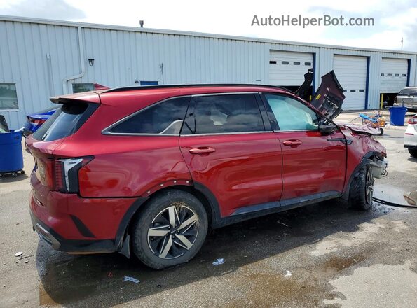5XYRL4LC8MG061320 2021 KIA SORENTO Red Задня права чверть