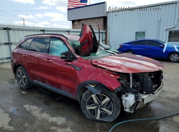 5XYRL4LC8MG061320 2021 KIA SORENTO Red Передня права чверть