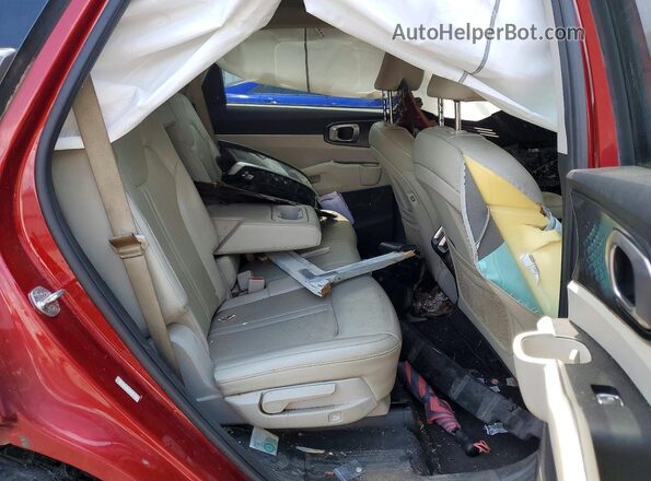 5XYRL4LC8MG061320 2021 KIA SORENTO Red Вид задньої частини салону