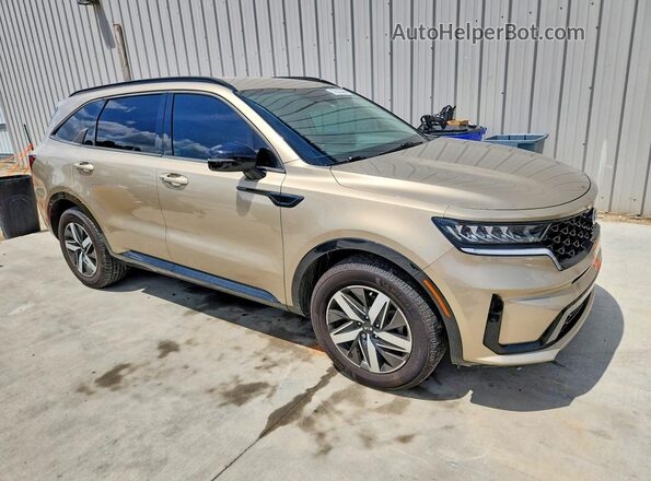 5XYRL4LC9MG009906 2021 KIA SORENTO Gold Передня права чверть